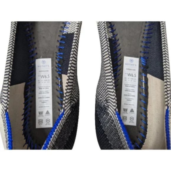 Rothy's The Flat Captoe Black 6.5 - Picture 10 of 11